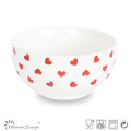 Aufkleber Red Heart Design Neue Bone China Bowl